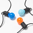 SOLVINDEN LED lighting chain with 12 bulbs