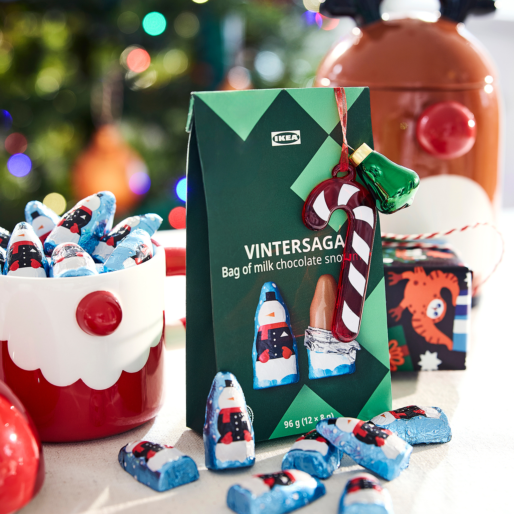 VINTERSAGA 雪人造型巧克力