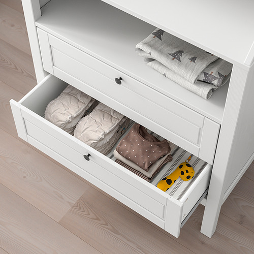 SUNDVIK - 尿布更換桌/抽屜櫃, 灰色 | IKEA 線上購物 - PE842240_S4