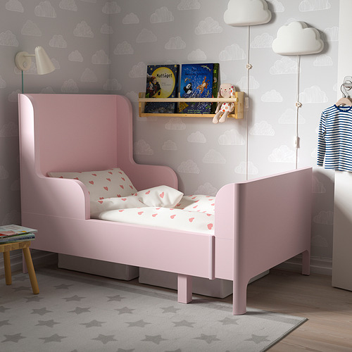 BUSUNGE - 延伸床, 淺粉紅色 | IKEA 線上購物 - PE842245_S4