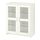 BRIMNES - cabinet with doors, glass/white, 78x95 cm | IKEA Taiwan Online - PE702960_S1