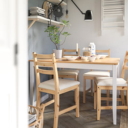 LERHAMN - 餐椅, 黑棕色/Vittaryd 米色 | IKEA 線上購物 - PE736117_S3