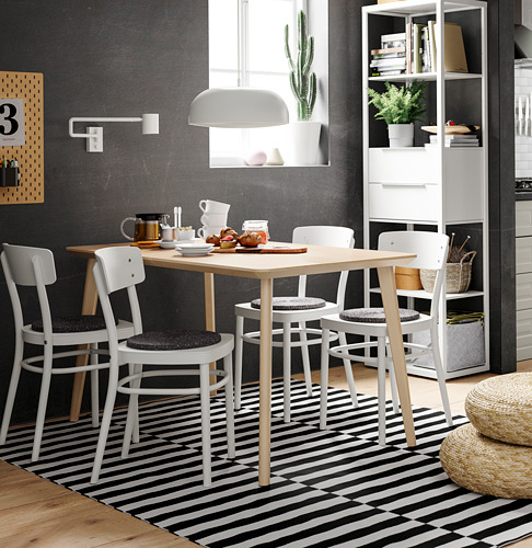LISABO - 桌子, 實木貼皮 梣木 | IKEA 線上購物 - PE743397_S4