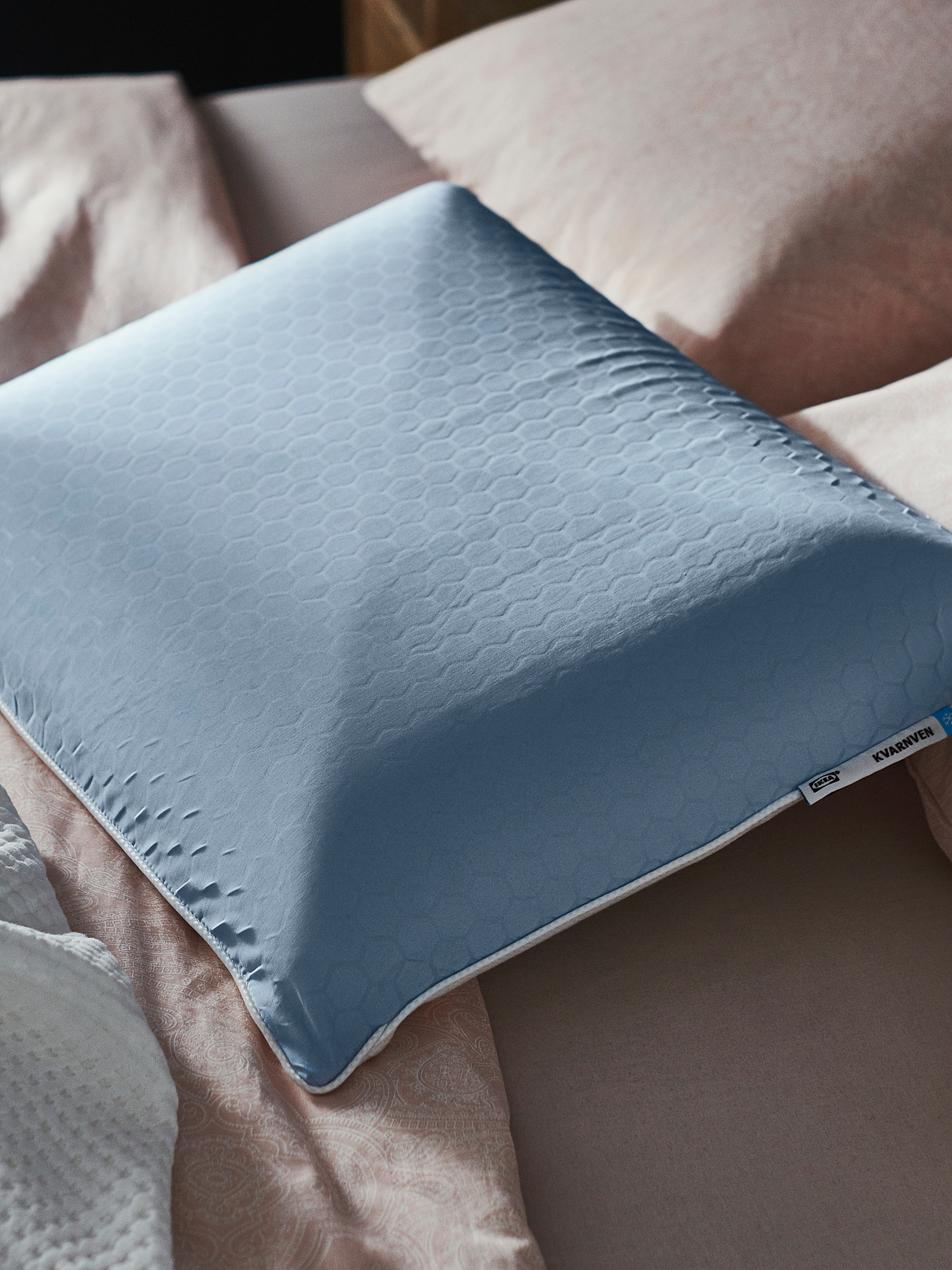 KVARNVEN ergonomic pillow, side/back sleeper