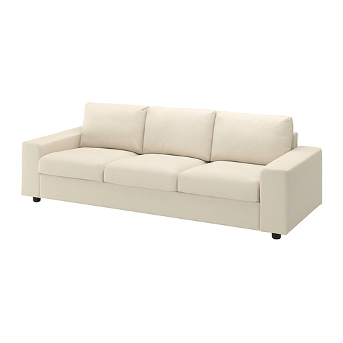 VIMLE - 3-seat sofa, with wide armrests/Knäbäck light beige | IKEA Taiwan Online - E1019297_S4