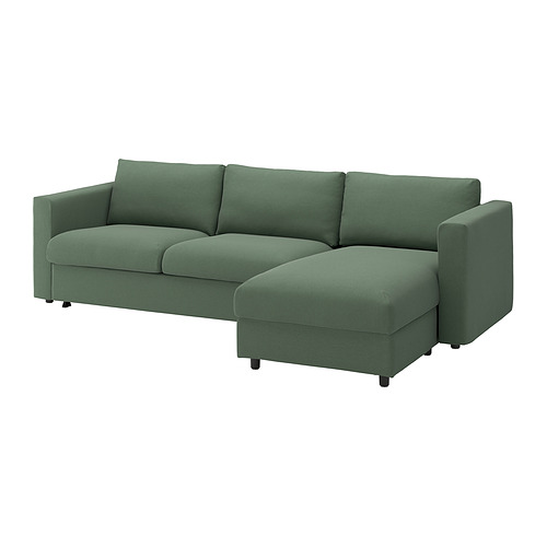 VIMLE 3-seat sofa-bed with chaise longue