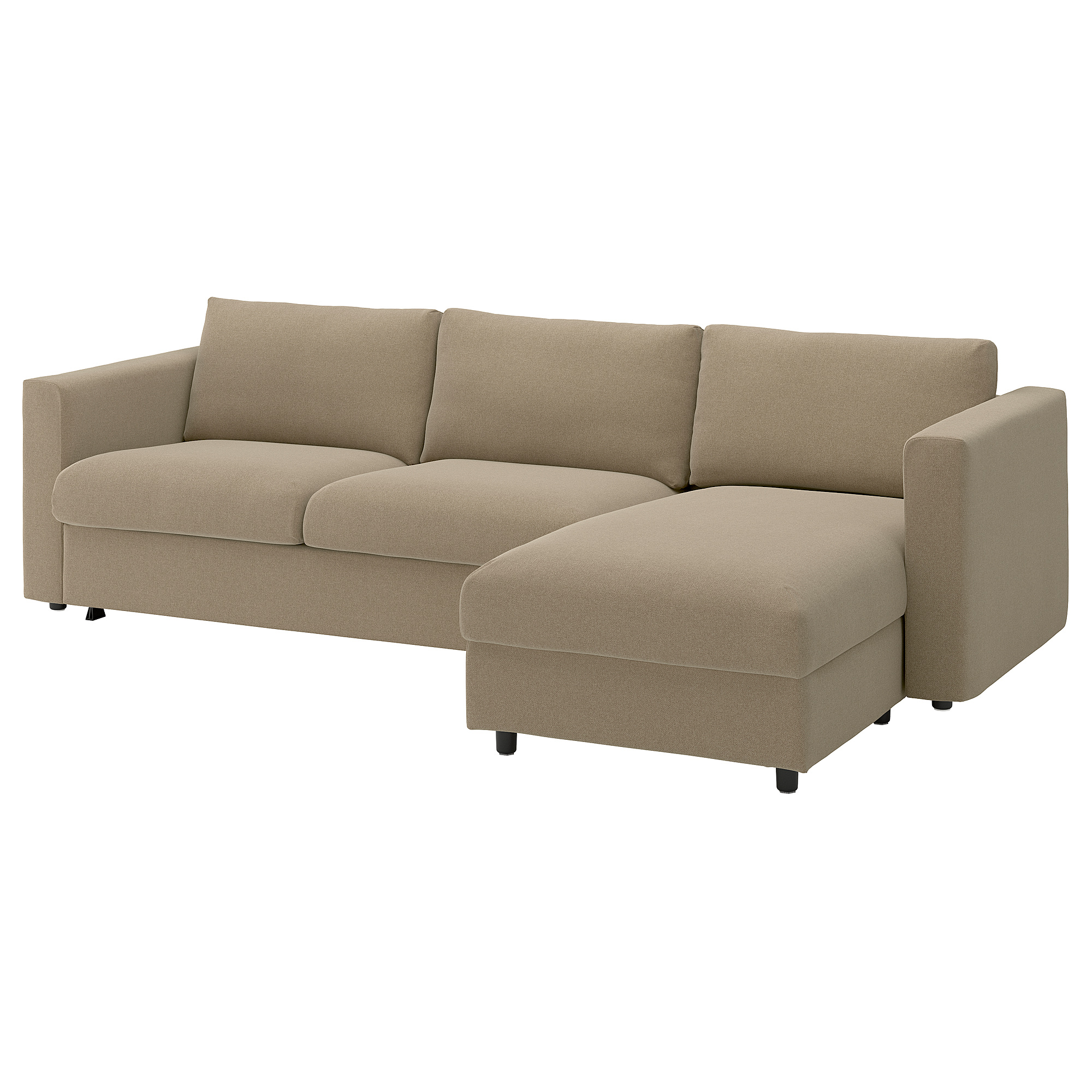 VIMLE 3-seat sofa-bed with chaise longue