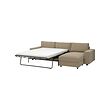 VIMLE 3-seat sofa-bed with chaise longue