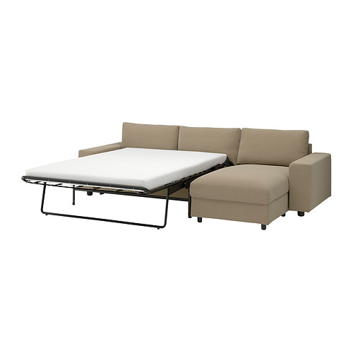 VIMLE 3-seat sofa-bed with chaise longue