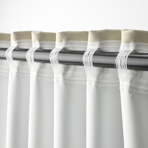 VILBORG room darkening curtains, 1 pair