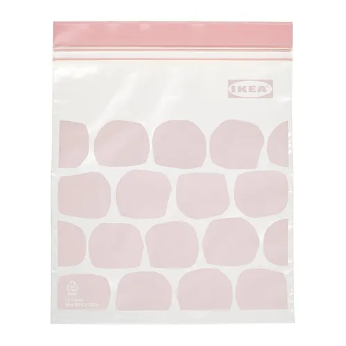 ISTAD - 保鮮袋，淺粉紅色，1 公升 | IKEA 線上購物 - PE987837_S4