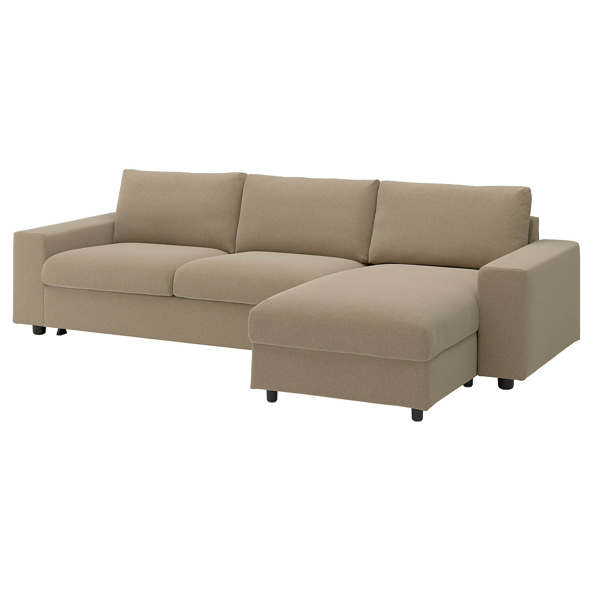 VIMLE 3-seat sofa-bed with chaise longue