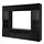 BESTÅ - TV storage combination/glass doors, black-brown/Selsviken high-gloss/black clear glass | IKEA Taiwan Online - PE703184_S1
