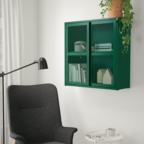 IVAR - 附門收納櫃, 綠色 網狀 | IKEA 線上購物 - PE797529_S4