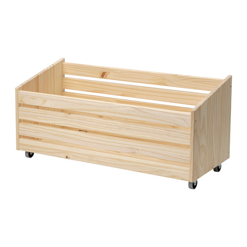IVAR - 附輪腳收納盒, 松木 | IKEA 線上購物 - PE797533_S4