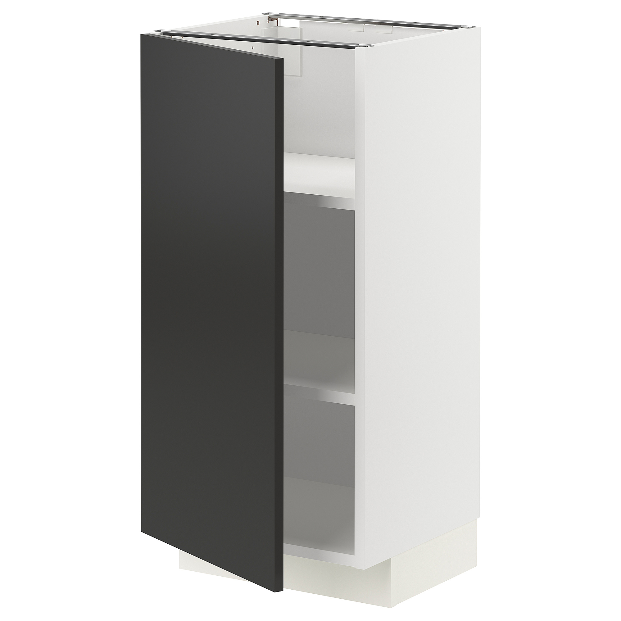 METOD base cabinet with shelves