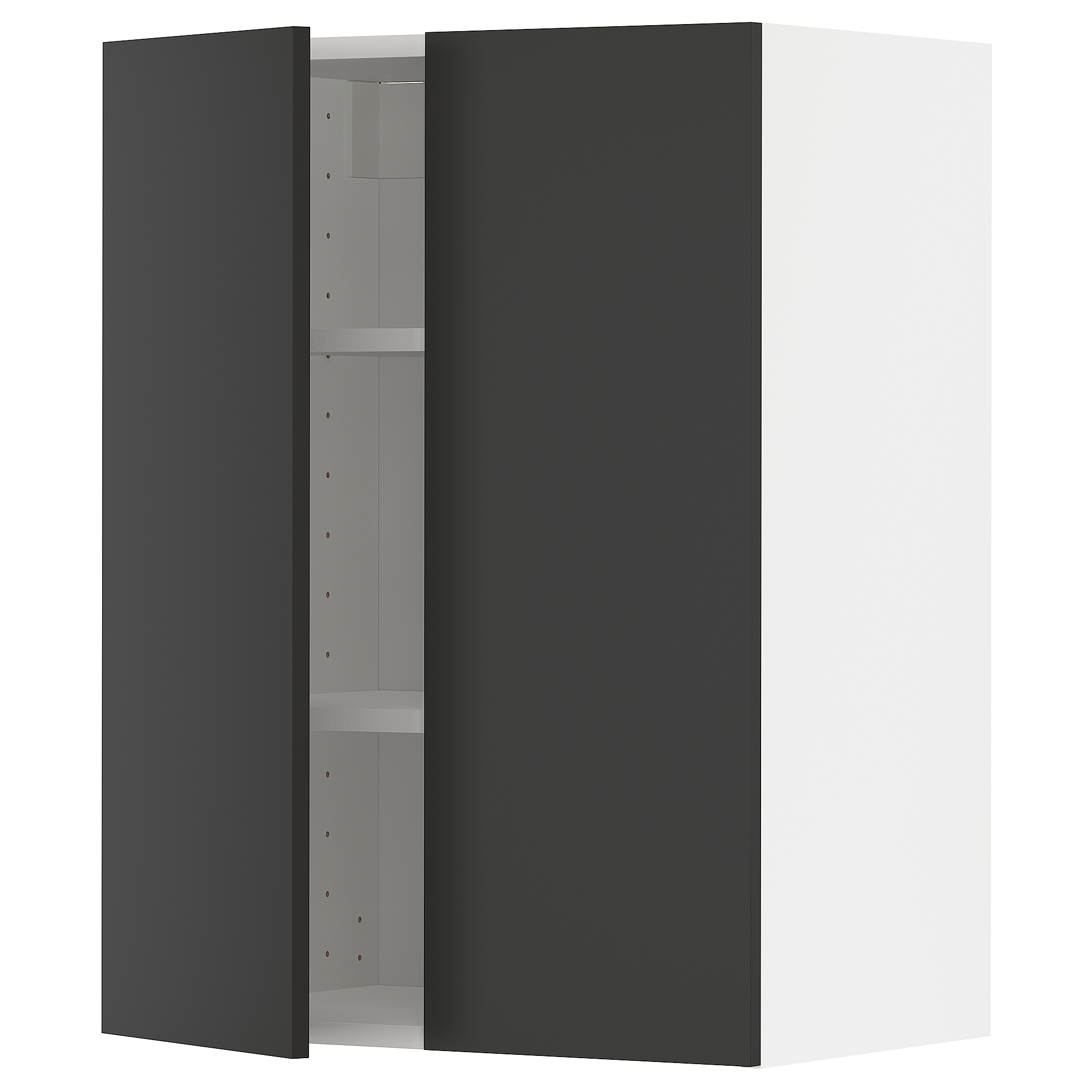 METOD wall cabinet with shelves/2 doors