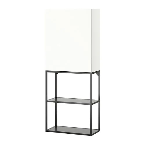 ENHET - 收納組合，碳黑色/白色，60x32x150 公分 | IKEA 線上購物 - PE921464_S4