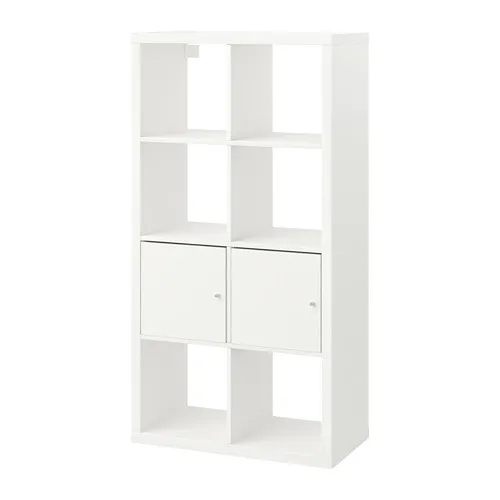 KALLAX - 層架組附門片, 白色, 77x147 公分 | IKEA 線上購物 - PE703346_S4