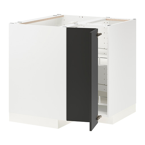 METOD corner base cabinet with carousel