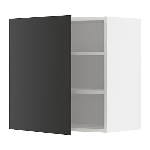 METOD wall cabinet with shelves