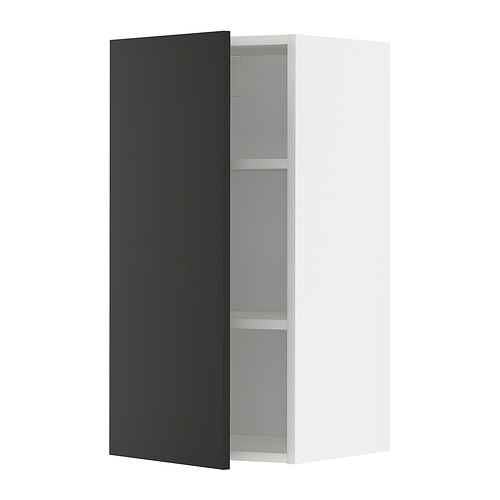 METOD wall cabinet with shelves