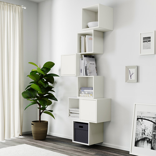 EKET - 上牆式收納櫃組合, 白色 | IKEA 線上購物 - PE617893_S4