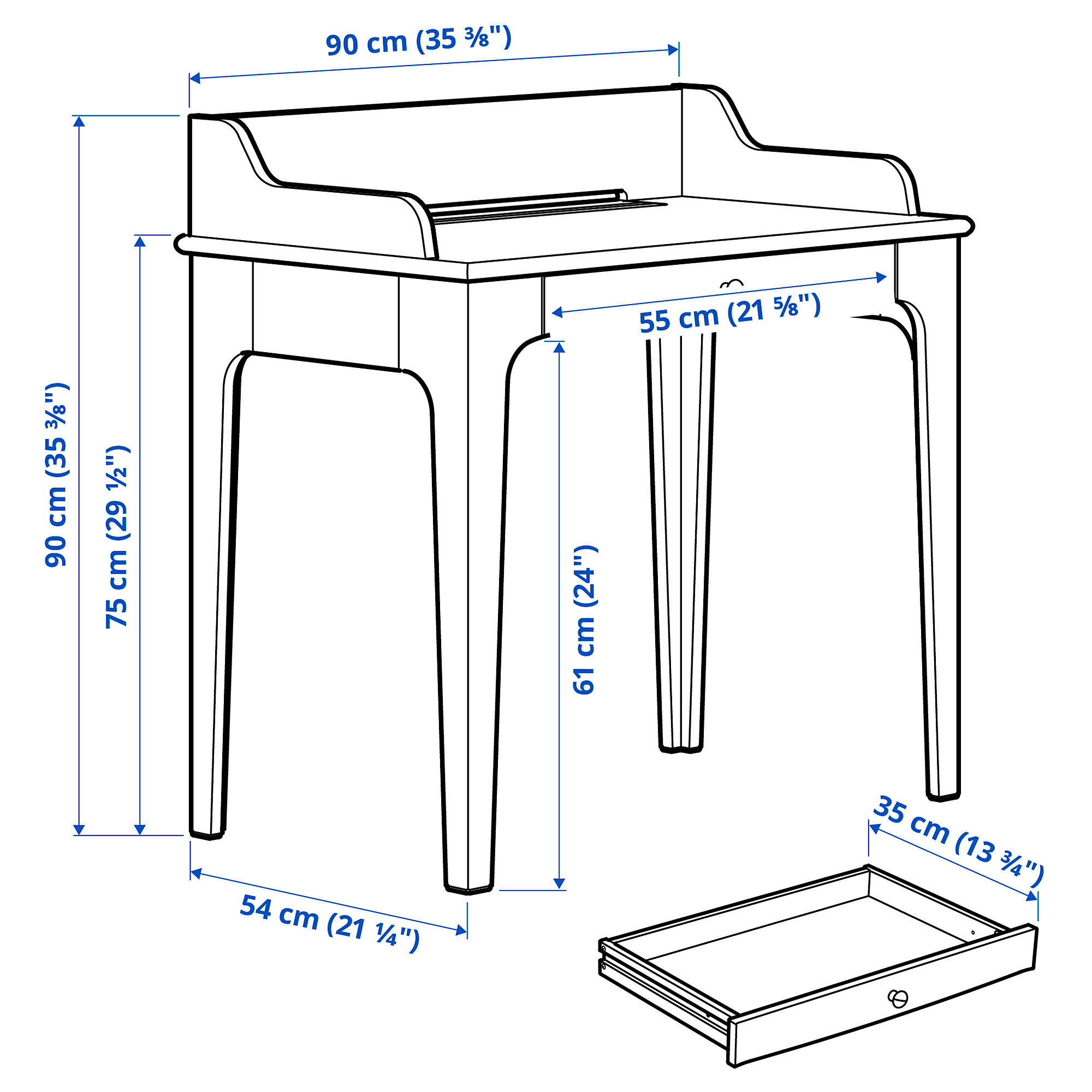 LOMMARP 書桌/工作桌