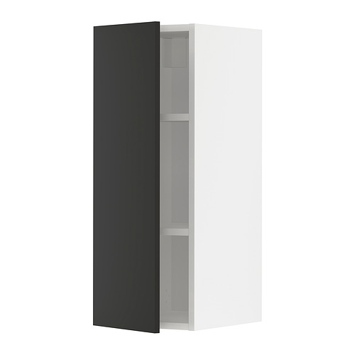 METOD wall cabinet with shelves