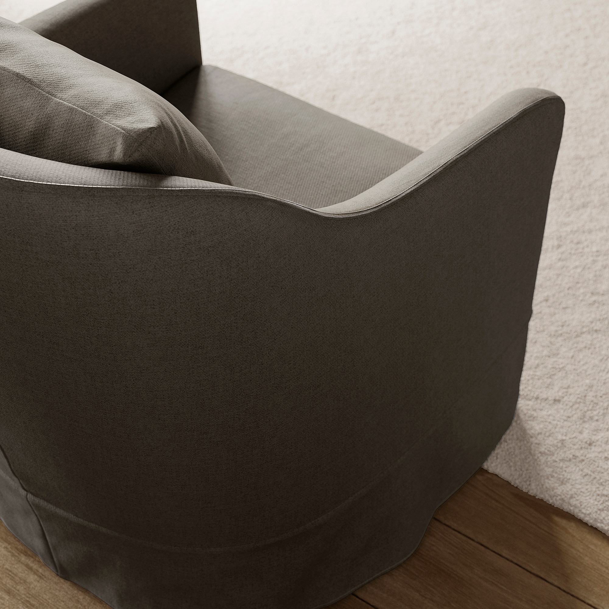 NORDKROKEN rocking and swivel armchair