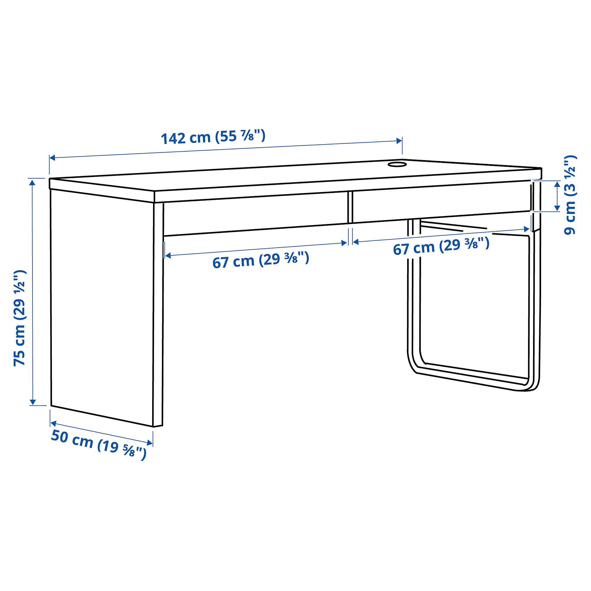 MICKE desk