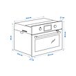 SMAKSAK microwave combi with forced air