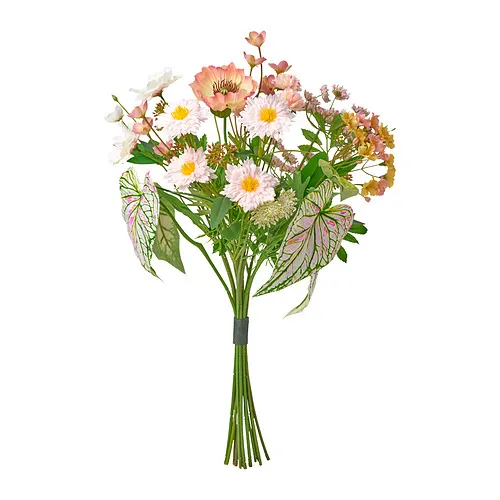 SMYCKA - artificial bouquet, in/outdoor/pink/white, 60 cm | IKEA Taiwan Online - PE988209_S4