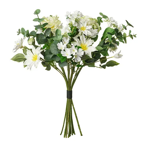 SMYCKA - 人造花束, 室內/戶外用/白色, 60 公分 | IKEA 線上購物 - PE988214_S4