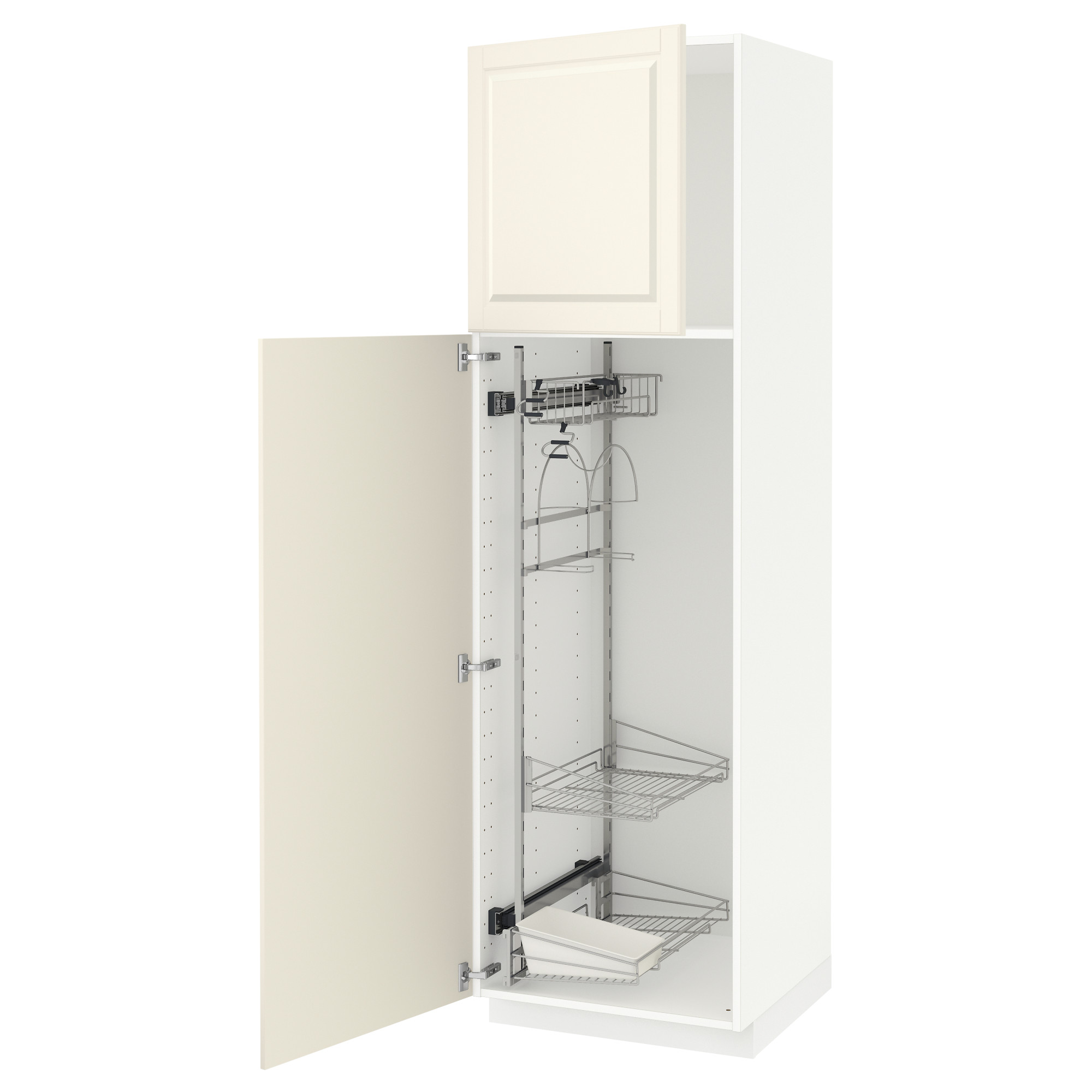 METOD high cabinet with cleaning interior