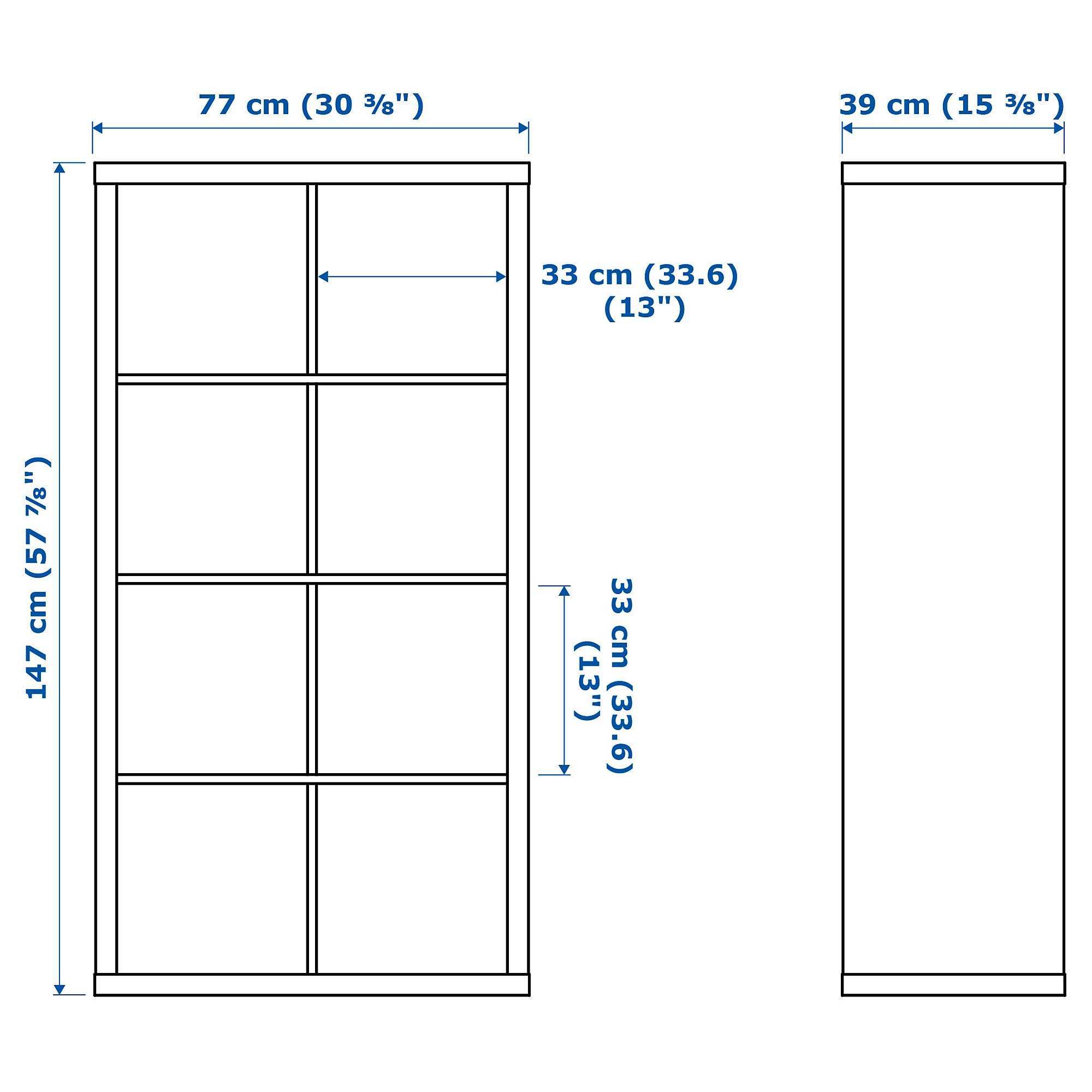 Kallax 層架組 白色 Ikea 線上購物