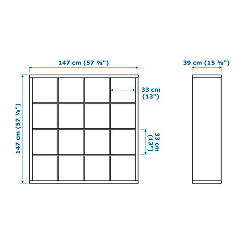 KALLAX - shelving unit, white stained oak effect | IKEA Taiwan Online - PE655508_S4