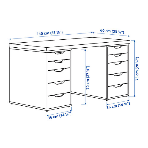 LAGKAPTEN/ALEX desk