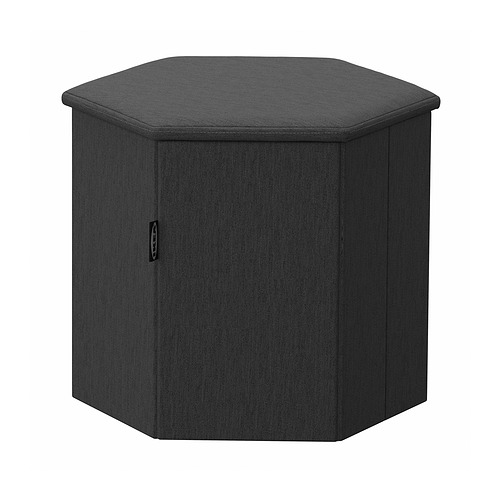 KJUGE pouffe with storage