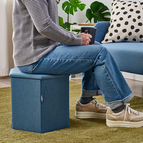 KJUGE pouffe with storage