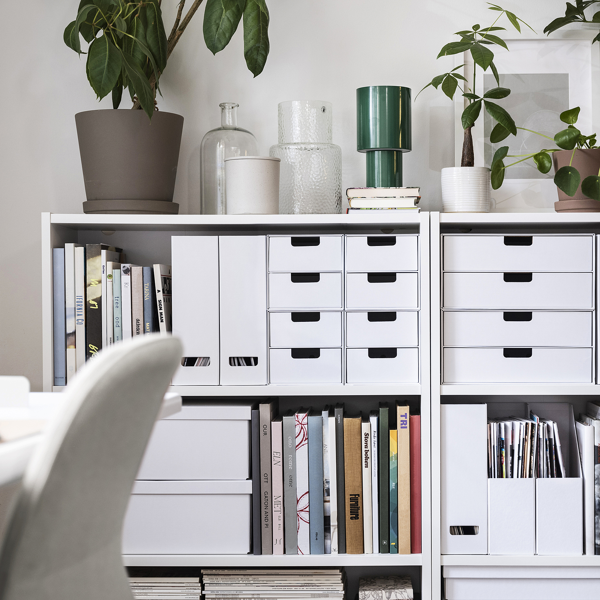 FJÄDERHARV mini chest with 2 drawers