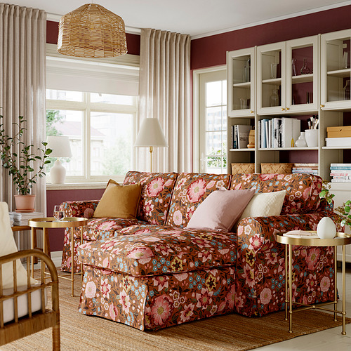 EKTORP 3-seat sofa with chaise longue