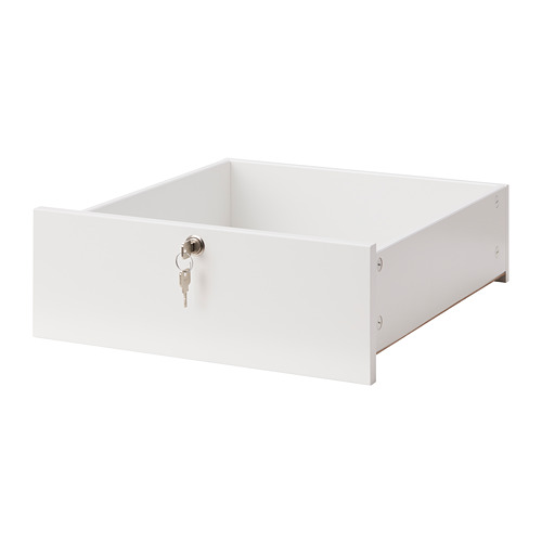 KOMPLEMENT - 可上鎖抽屜, 白色 | IKEA 線上購物 - PE743777_S4