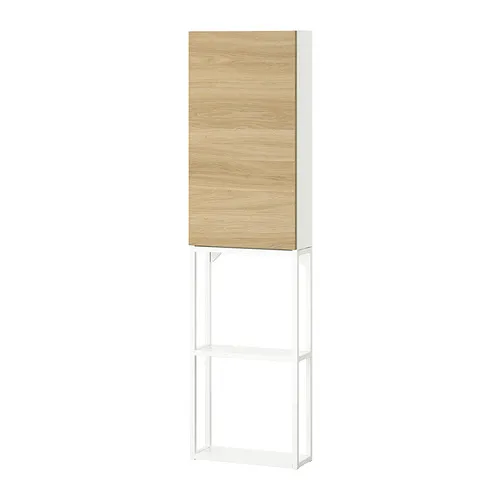 ENHET - 收納組合, 白色/橡木紋, 40x17x150 公分 | IKEA 線上購物 - PE921719_S4