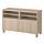 BESTÅ - TV bench with doors, white stained oak effect/Lappviken/Stubbarp white stained oak effect | IKEA Taiwan Online - PE536028_S1