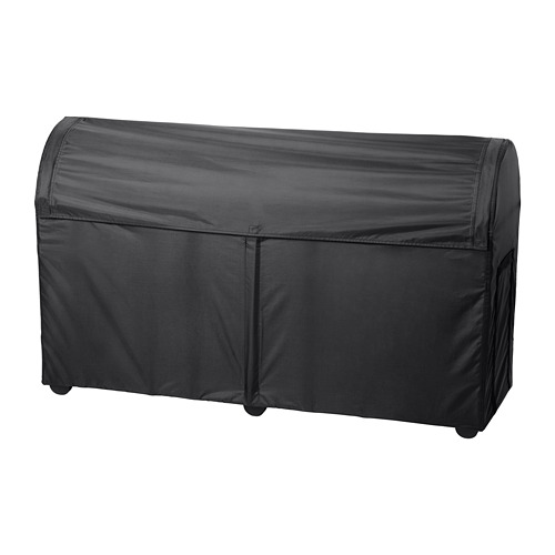 TOSTERÖ - 戶外收納箱, 黑色, 129x44x79 公分 | IKEA 線上購物 - PE703795_S4