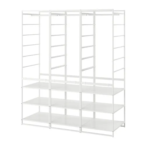 JONAXEL - 衣櫃/衣櫥組合, 白色, 148x51x173 公分 | IKEA 線上購物 - PE743798_S4