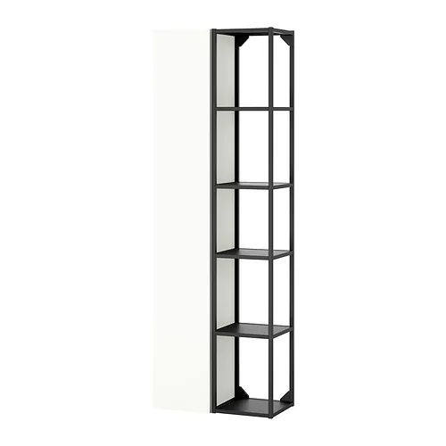 ENHET - 收納組合，碳黑色/白色，60x32x180 公分 | IKEA 線上購物 - PE921736_S4