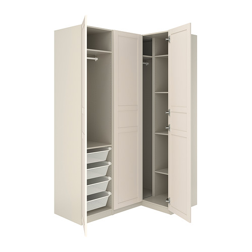 PAX/FLISBERGET 轉角衣櫃/衣櫥
