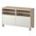 BESTÅ - TV bench with doors, white stained oak effect/Lappviken/Stubbarp white | IKEA Taiwan Online - PE536044_S1
